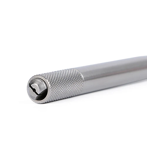 Universal Microblading Holder Silver Suitable for semi-permanent Makeup Embroidery Microblading Eyebrow, Heavy silver
Universal Microblading Holder Silver Suitable for semi-permanent Makeup Embroidery Microblading Eyebrow, Heavy silver