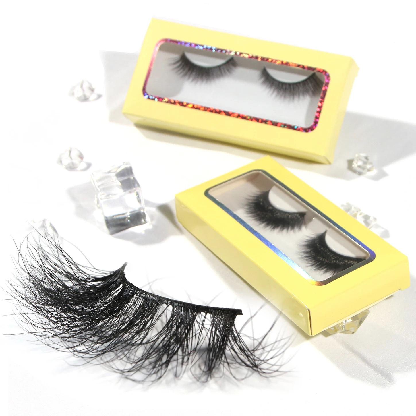 Fluffy 5d Mink Eyelashes 3dmink Eyelashes Vendor with Yellow Eyelash Packaging Box, Black
Fluffy 5d Mink Eyelashes 3dmink Eyelashes Vendor with Yellow Eyelash Packaging Box, Black
