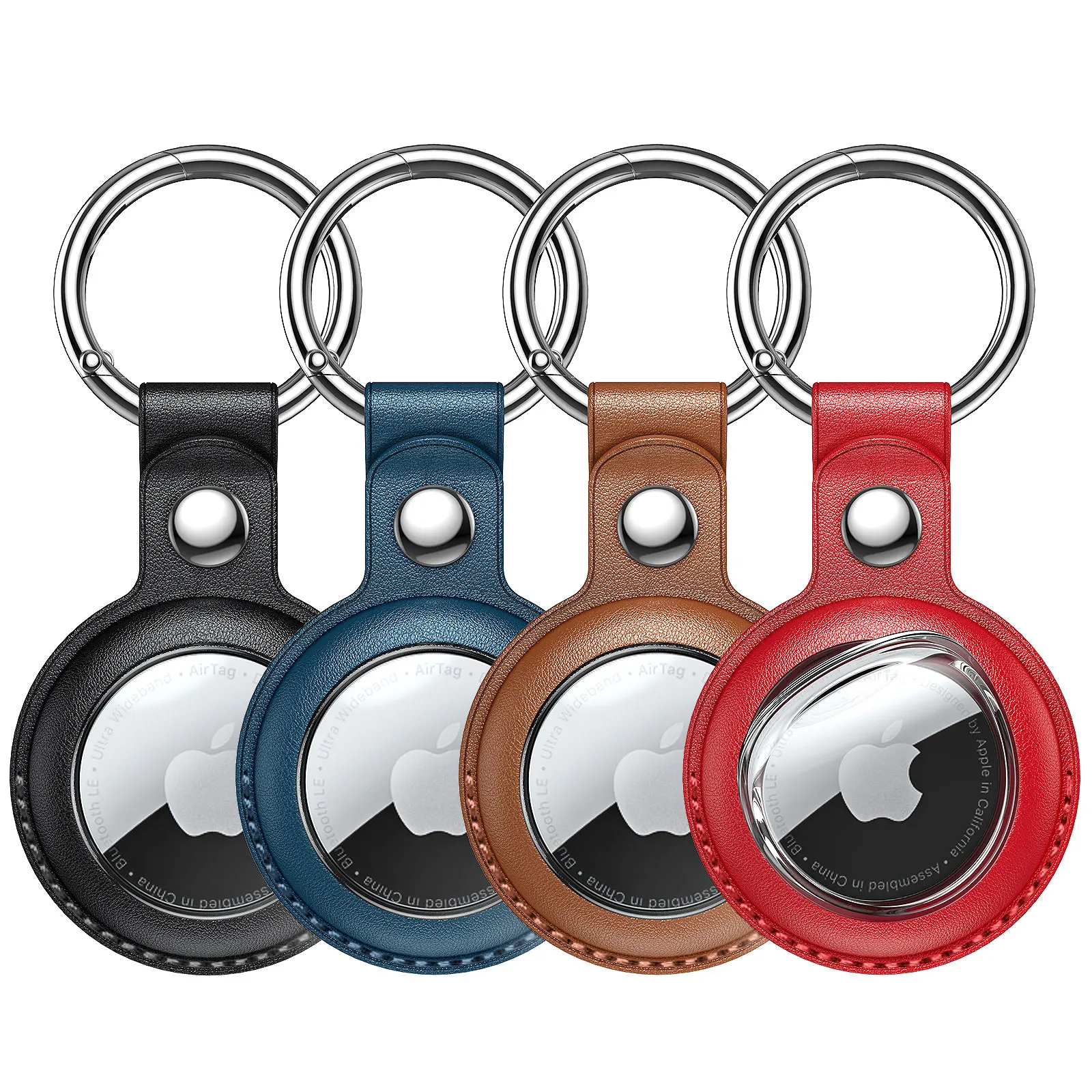 LeYi 2021 latest accessories tracker Portable Protective Leather PU Case Keychain for Apple AirTag Cover holder
LeYi 2021 latest accessories tracker Portable Protective Leather PU Case Keychain for Apple AirTag Cover holder