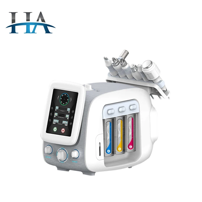 Hanai Newest H2 O2 Hydra Dermabrasion Facial Machine with Heat Water Plasma Skin Nano Meso Function Small bubble
Hanai Newest H2 O2 Hydra Dermabrasion Facial Machine with Heat Water Plasma Skin Nano Meso Function Small bubble