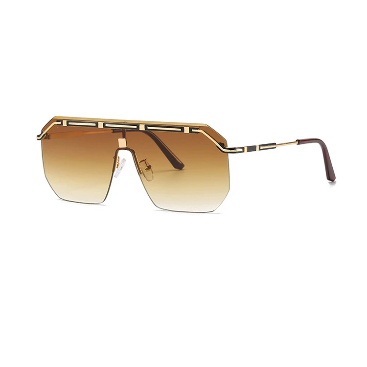 2020 newest Modern retro man Square One Piece oversize Frame Metal Sunglasses personalized designer sunglasses
2020 newest Modern retro man Square One Piece oversize Frame Metal Sunglasses personalized designer sunglasses