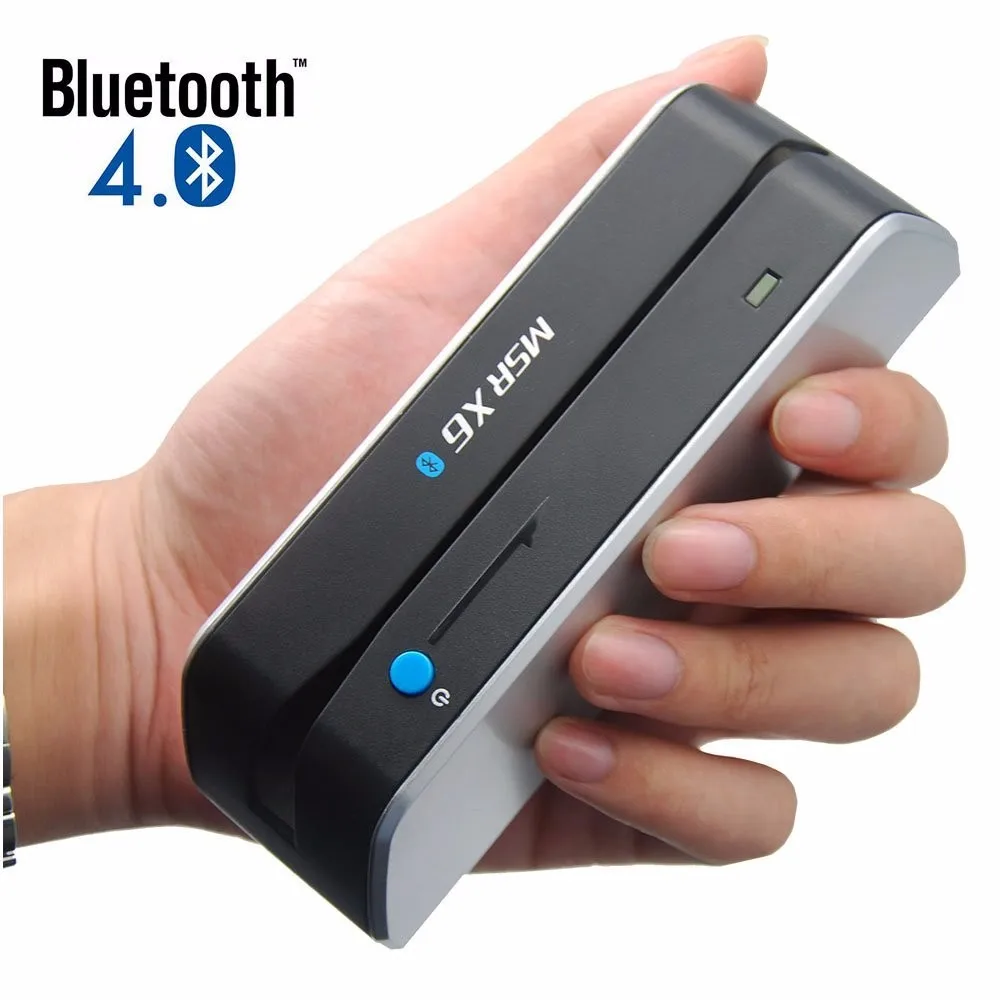 msr x6bt USB-Powered magnetic Card Reader Writer encoder HiCo 3Tracks MSRX6BT compatible Windows/Mac/Android/iSO
msr x6bt USB-Powered magnetic Card Reader Writer encoder HiCo 3Tracks MSRX6BT compatible Windows/Mac/Android/iSO