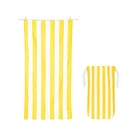 Beach Logo Beach China Wholesale Promotional Quick Dry Striped Microfiber Printed Beach Towel With Custom Logo Bag