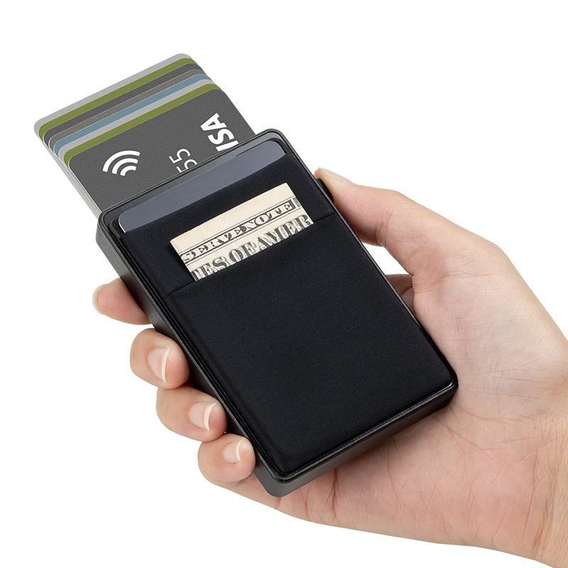 Aluminum Pop Up Wallet Mens Card Case Slim Rfid Card Tarjetero Hombre Automatic Card Wallet, Black, blue
Aluminum Pop Up Wallet Mens Card Case Slim Rfid Card Tarjetero Hombre Automatic Card Wallet, Black, blue