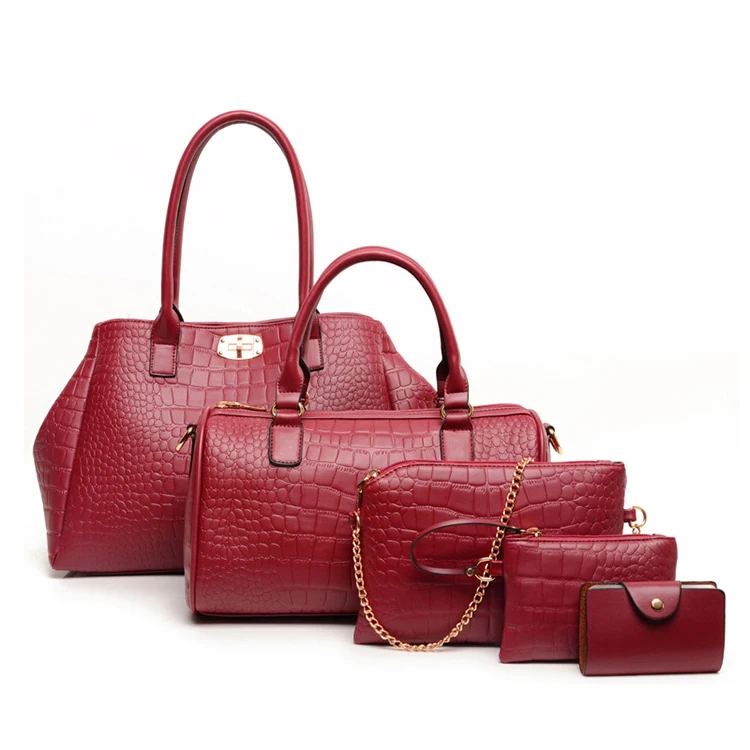 wholesales 5Pcs/set factory price faux leather woman Handbag and purses Shoulder Tote Satchel Messenger Bag
wholesales 5Pcs/set factory price faux leather woman Handbag and purses Shoulder Tote Satchel Messenger Bag