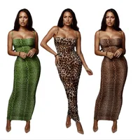 Snake Print Plus Size Dress Women Sleeveless Maxi Dress Leopard Ladies Bodycon Party Dress
Snake Print Plus Size Dress Women Sleeveless Maxi Dress Leopard Ladies Bodycon Party Dress