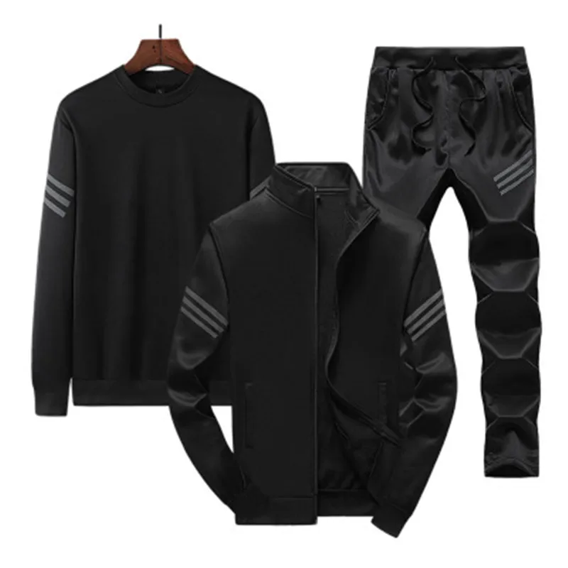 Autumn and winter new men's sports plus size jacket trousers T-shirt three-piece wholesale sweater suit
Autumn and winter new men's sports plus size jacket trousers T-shirt three-piece wholesale sweater suit
