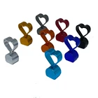 4PCS Creative Heart-shaped Aluminum Valve Caps for Car Universal Valve Caps Auto Parts Tire Caps