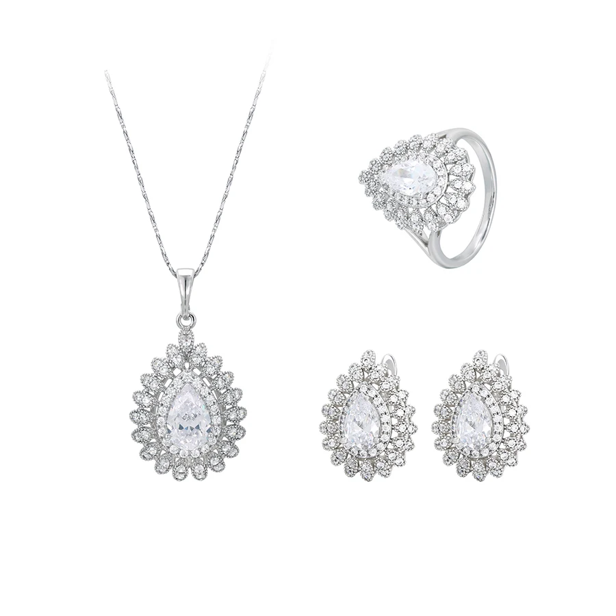 63882 xuping fashion jewelry rhodium color blue stone flower wedding gifts hot sale jewelry sets ring and earring
63882 xuping fashion jewelry rhodium color blue stone flower wedding gifts hot sale jewelry sets ring and earring