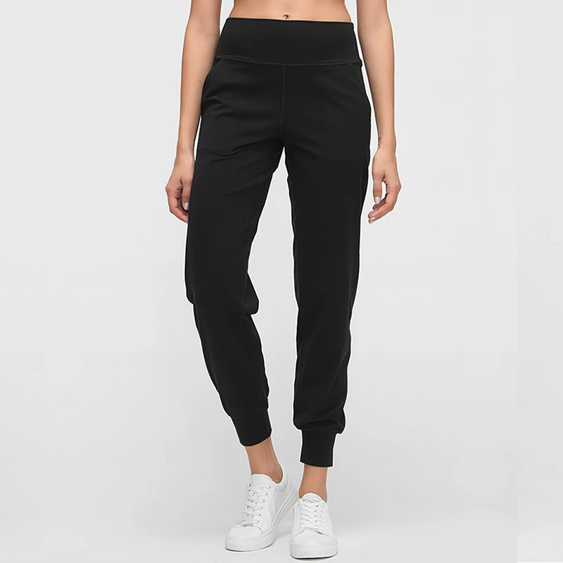 Female Joggers With Pockets Gym Women High Waist Jogger Mujer Black Nylon Streetwear Sweatpants Custom Logo Running Yoga Pants
Female Joggers With Pockets Gym Women High Waist Jogger Mujer Black Nylon Streetwear Sweatpants Custom Logo Running Yoga Pants