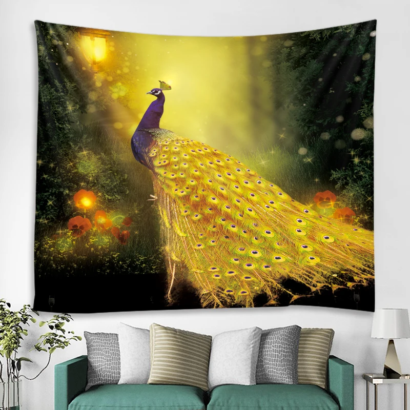 Qinunipoto Colorful Peacock Tapestry Animal Psychedelic Tapestry Custom Tapestry Wall Hanging, Customized color
Qinunipoto Colorful Peacock Tapestry Animal Psychedelic Tapestry Custom Tapestry Wall Hanging, Customized color