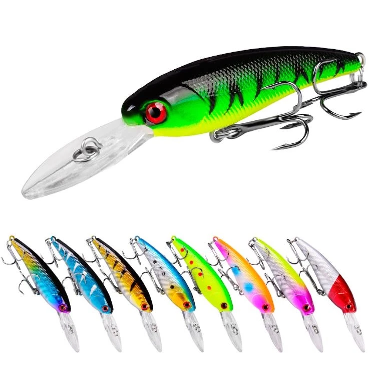 SNEDA 9cm/7.28g 3D Eyes Artificial Hard Bait Topwater Minnow Lure Reflect External Light Fishing Lure, 10 colors
SNEDA 9cm/7.28g 3D Eyes Artificial Hard Bait Topwater Minnow Lure Reflect External Light Fishing Lure, 10 colors