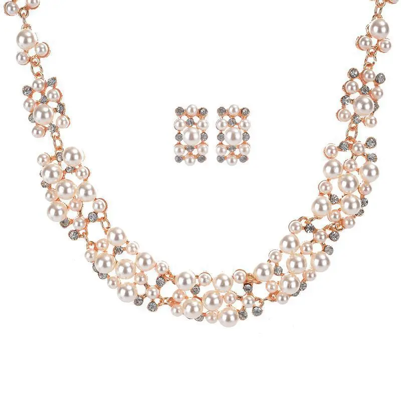 Fashionable trend 2021 wholesale custom earing and necklace fashion jewelry set pearl jewelry set, As photo
Fashionable trend 2021 wholesale custom earing and necklace fashion jewelry set pearl jewelry set, As photo