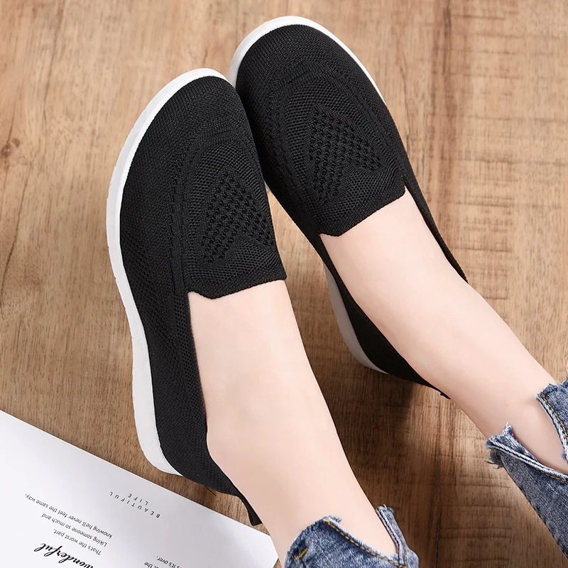 Lightweight soft Breathable Extended Knit Upper Casual Walking Shoes Comfortable Slip on Design footwear from china, Purple/pink/black/beige/gray
Lightweight soft Breathable Extended Knit Upper Casual Walking Shoes Comfortable Slip on Design footwear from china, Purple/pink/black/beige/gray
