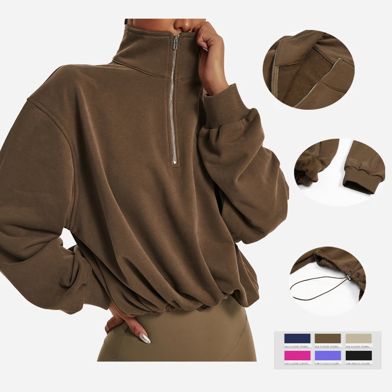 Pullover Plush Blank High Neck Custom Cotton Hoodie Sweatshirt With Zipper Sports Fitness Running T-Shirt Training Fitness Tops
Pullover Plush Blank High Neck Custom Cotton Hoodie Sweatshirt With Zipper Sports Fitness Running T-Shirt Training Fitness Tops