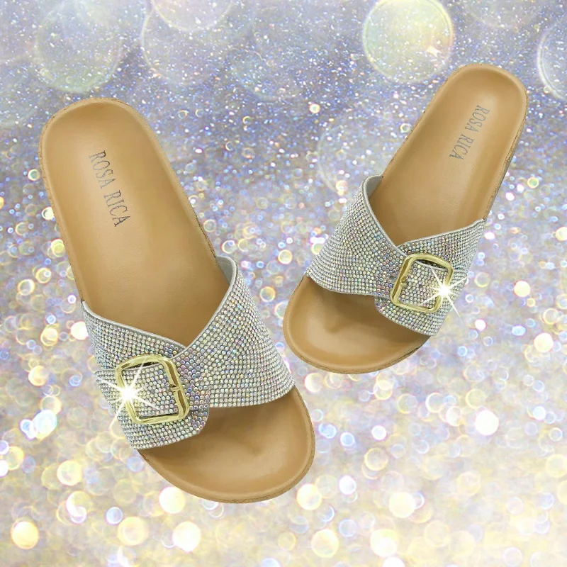 Luxury Women Slippers High Quality Single Button Lady Sandals Shiny Diamond New Trend Summer Women Sandals
Luxury Women Slippers High Quality Single Button Lady Sandals Shiny Diamond New Trend Summer Women Sandals