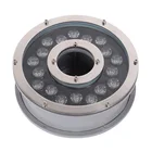Factory Price Stainless Steel RGB Color Transformming 18W Underwater Led Fountain Ring Light