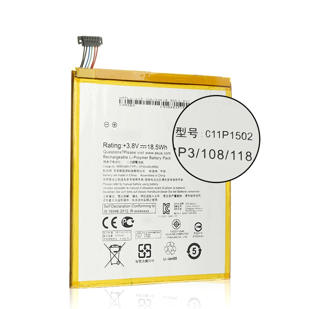 Shenzhen Factory Battery C11P1502/C11P1508 for ASUS ZenPad 10 Z300C Z300CL Z300M Z300CG/Zonfone Max ZC550KL Z010AD Z010D Z010DA, Black color
Shenzhen Factory Battery C11P1502/C11P1508 for ASUS ZenPad 10 Z300C Z300CL Z300M Z300CG/Zonfone Max ZC550KL Z010AD Z010D Z010DA, Black color