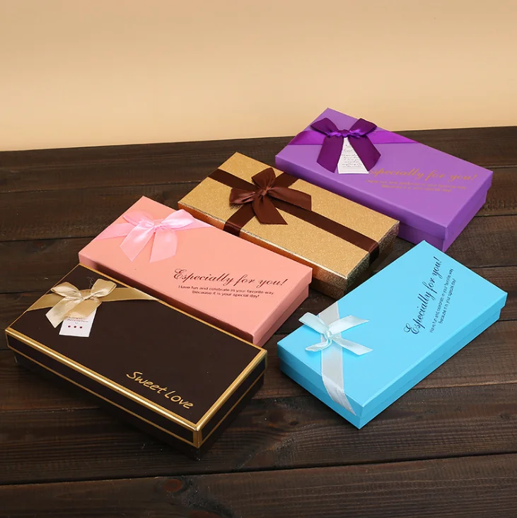 recyclable wholesale custom      gift box with compartment
