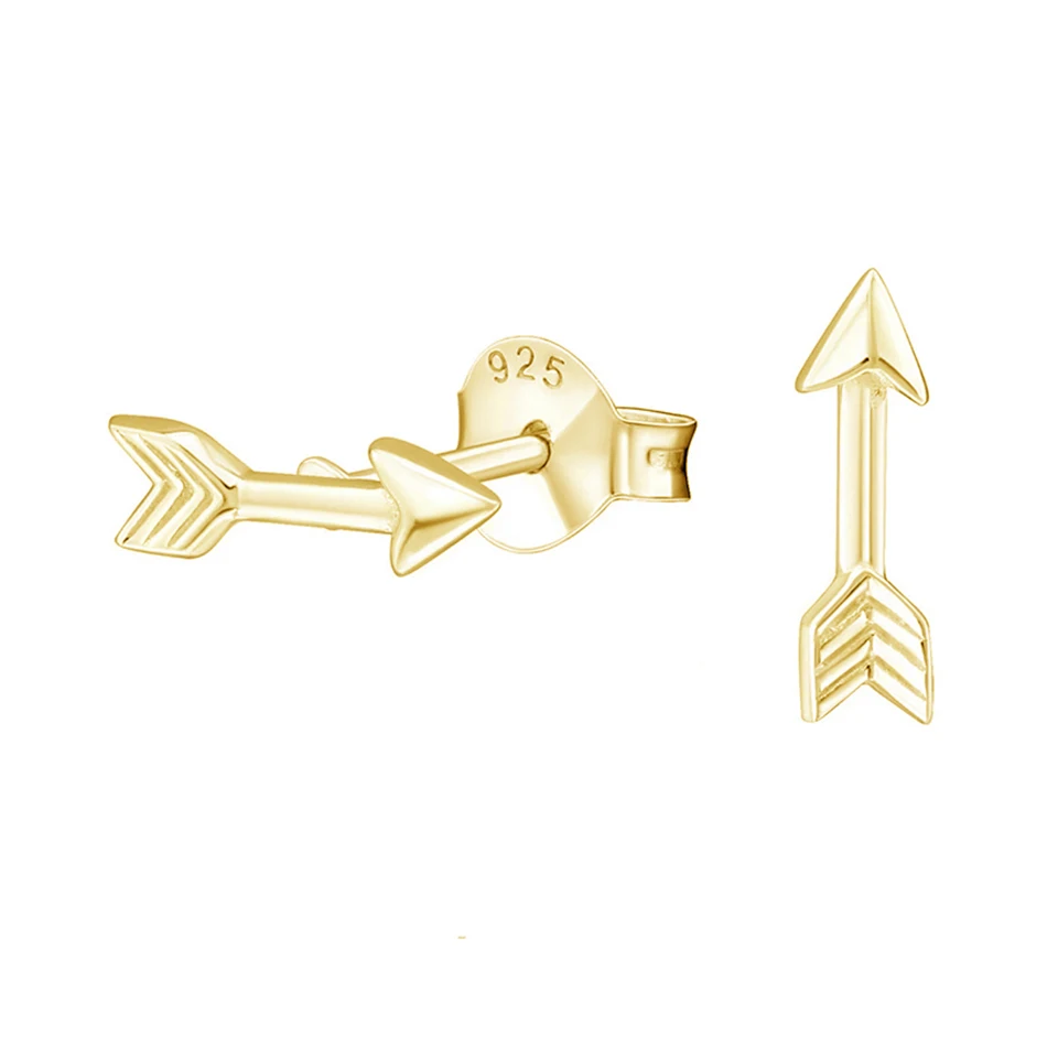 Fashion Women 18k Gold Plated Arrow Stud Earrings For Best Friend S925 Sterling Silver Charming Gifts Vintage Jewelry
Fashion Women 18k Gold Plated Arrow Stud Earrings For Best Friend S925 Sterling Silver Charming Gifts Vintage Jewelry