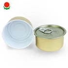 Aluminum easy open food packaging round tin can