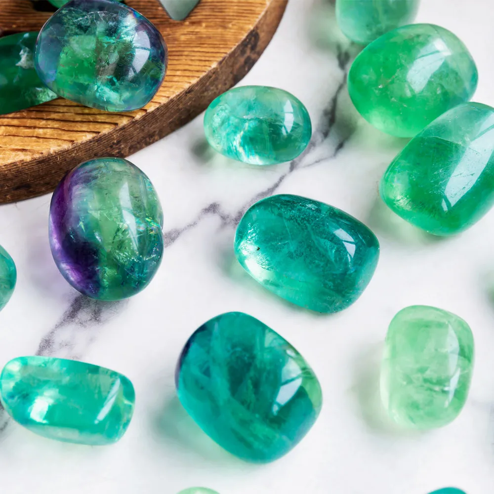 Wholesale high quality green fluorite tumbles stone obelisk natural for healing crystals
Wholesale high quality green fluorite tumbles stone obelisk natural for healing crystals