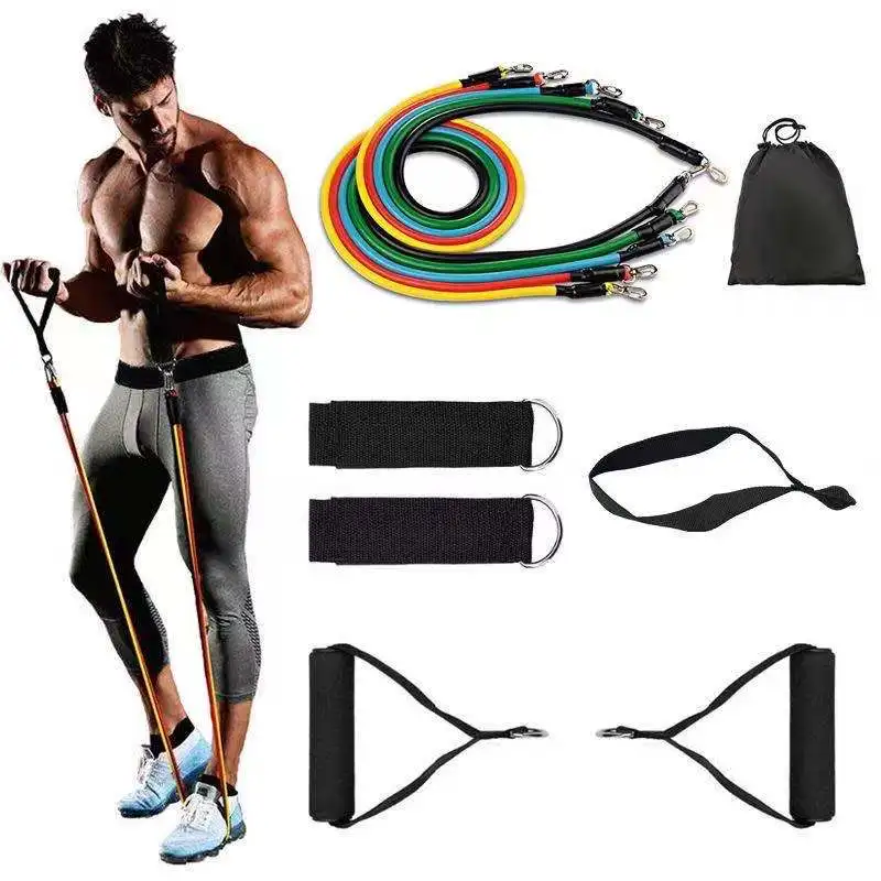 High Quality Rubber Gym Fitness Elastic Hip Loop Exercise Strong Training Resistance Bands Set 11Pcs, Black, red, blue, green, yellow
High Quality Rubber Gym Fitness Elastic Hip Loop Exercise Strong Training Resistance Bands Set 11Pcs, Black, red, blue, green, yellow
