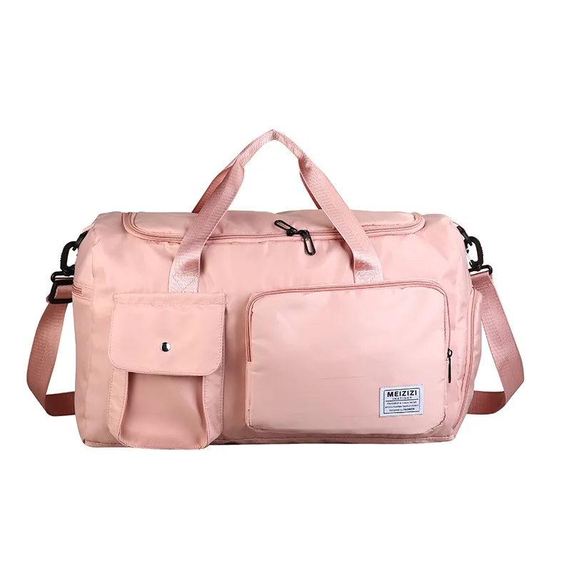 Large Capacity Custom Logo Foldable Travel Pink Duffle Gym Bag Waterproof Men Women Sports Nylon Duffle Bag
Large Capacity Custom Logo Foldable Travel Pink Duffle Gym Bag Waterproof Men Women Sports Nylon Duffle Bag