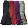 High waist female fashion party wear sexy long fishtail skirt plus size vintage african print skirts women clothing AL039