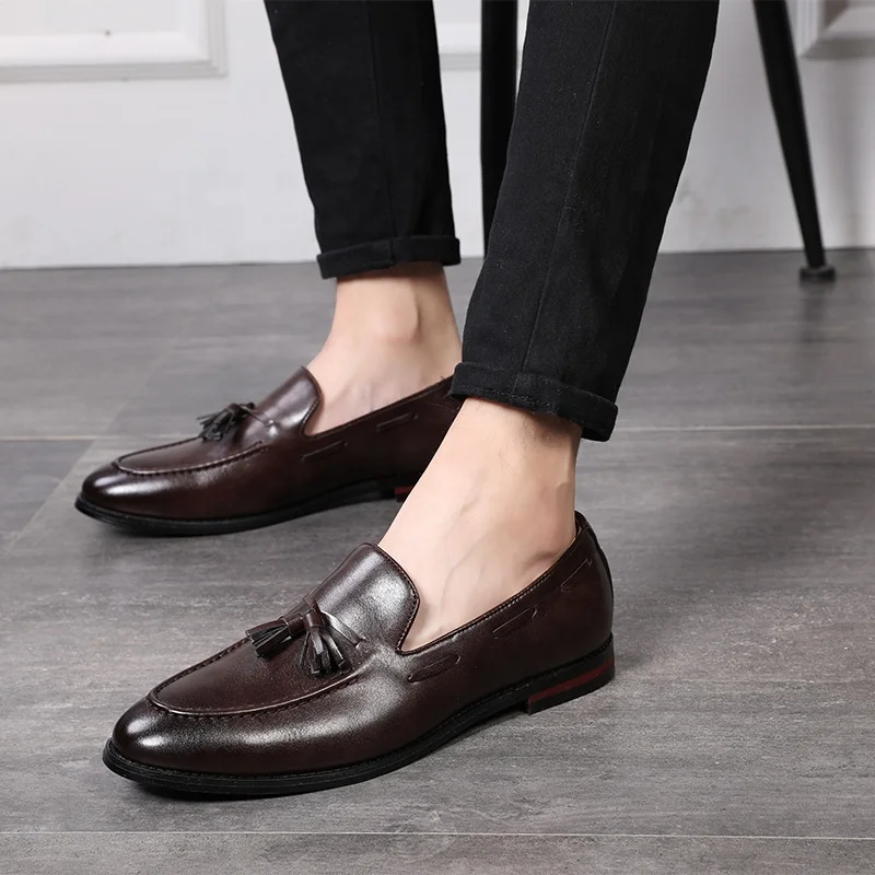 Classic Brand Mens Dress Shoes Casual Thick Heel Business Office Wedding Leather Shoes
Classic Brand Mens Dress Shoes Casual Thick Heel Business Office Wedding Leather Shoes