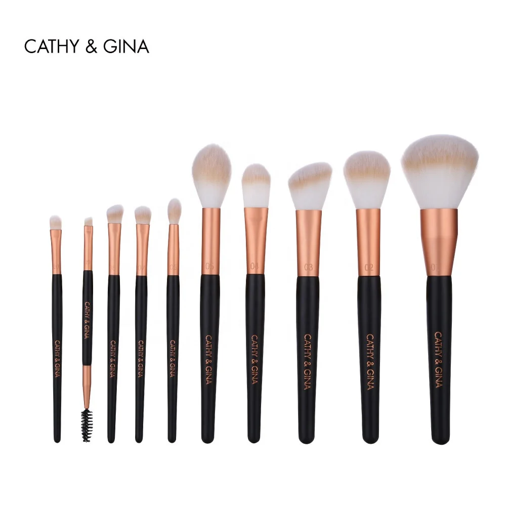 Rose golden Glitter Handle 10pcs crystal diamond foundation brush set with PU bag makeup brushes, Black
Rose golden Glitter Handle 10pcs crystal diamond foundation brush set with PU bag makeup brushes, Black