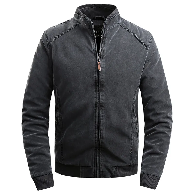 2021 New Plus Size Mens Cotton Stand Collar Jackets Casual Solid Color Long Sleeve Autumn Winter warm jakets Jacket for men, Customized color
2021 New Plus Size Mens Cotton Stand Collar Jackets Casual Solid Color Long Sleeve Autumn Winter warm jakets Jacket for men, Customized color