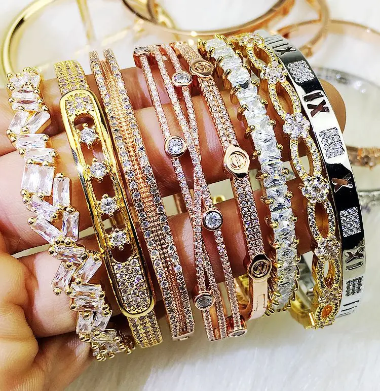 Wholesale Price Custom Fashion Jewelry Luxury Women's Bracelet Set Rose Gold Bracelet Charm Bracelet Sets, Picture
Wholesale Price Custom Fashion Jewelry Luxury Women's Bracelet Set Rose Gold Bracelet Charm Bracelet Sets, Picture