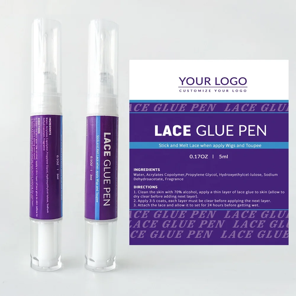 2022 Hot selling 5ml strong hold lace wig glue pen waterproof lace wig adhesive glue private label lace glue pen
2022 Hot selling 5ml strong hold lace wig glue pen waterproof lace wig adhesive glue private label lace glue pen