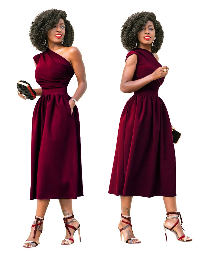 2021 Summer Sexy Ladies Open Party Wear Bandage One Shoulder Dresses Women Summer Clothing Office Uniform Apparel Knee Dresses, Picture shown
2021 Summer Sexy Ladies Open Party Wear Bandage One Shoulder Dresses Women Summer Clothing Office Uniform Apparel Knee Dresses, Picture shown