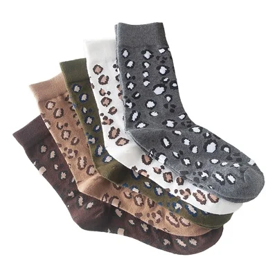 New Arrival High Technique Printing Leopard Print Style Women Fashion Socks Crew Socks, Custom color
New Arrival High Technique Printing Leopard Print Style Women Fashion Socks Crew Socks, Custom color