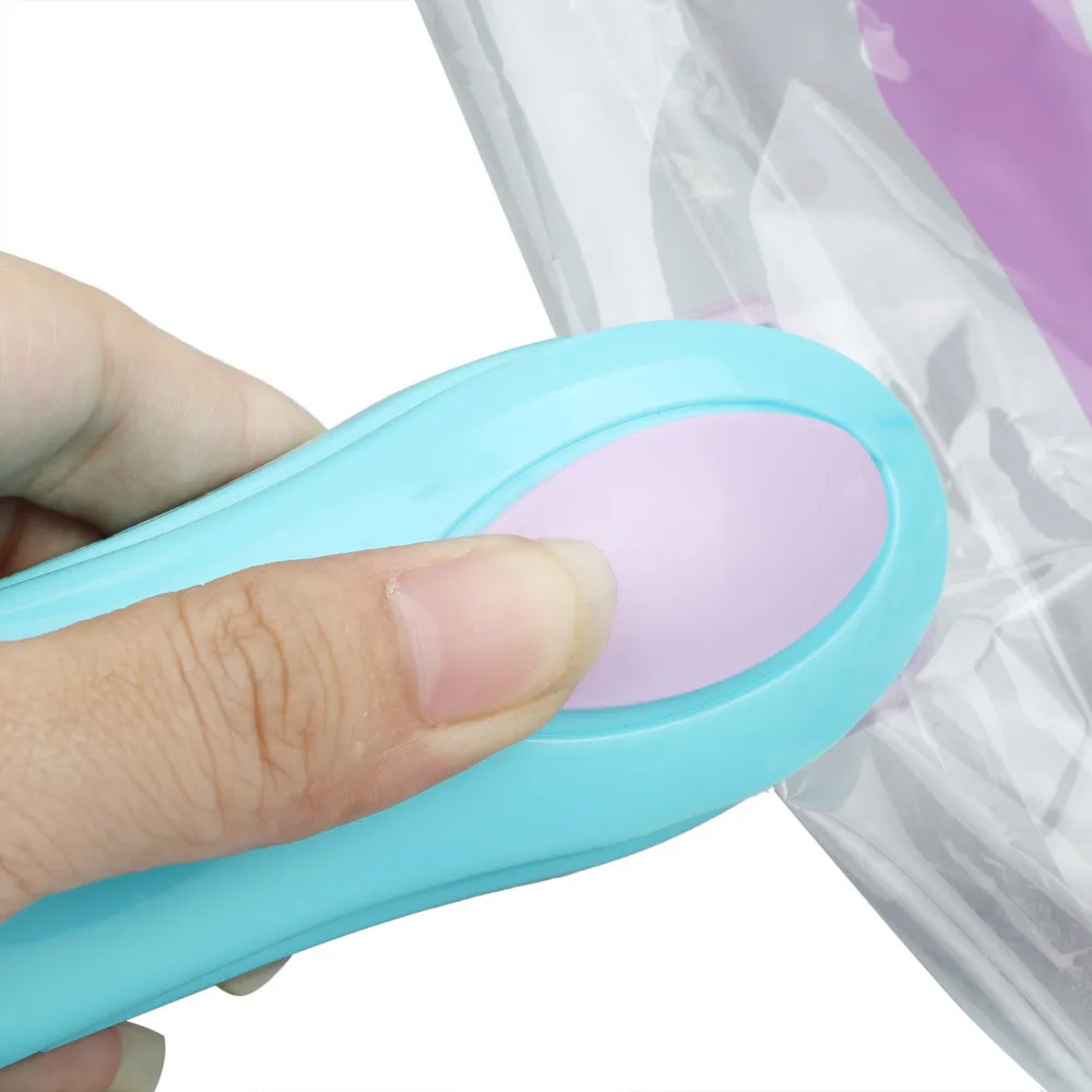 Portable Bag Clips Handheld Mini Electric Heat Sealing Machine Impulse Sealer Seal Packing Plastic Bag Clip work with  battery