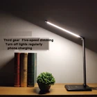 Lamp Desk Lamp YJN5408 Modern Eye Protection Adjustable Office Study Wireless Charger Usb Led Table Desk Lamp