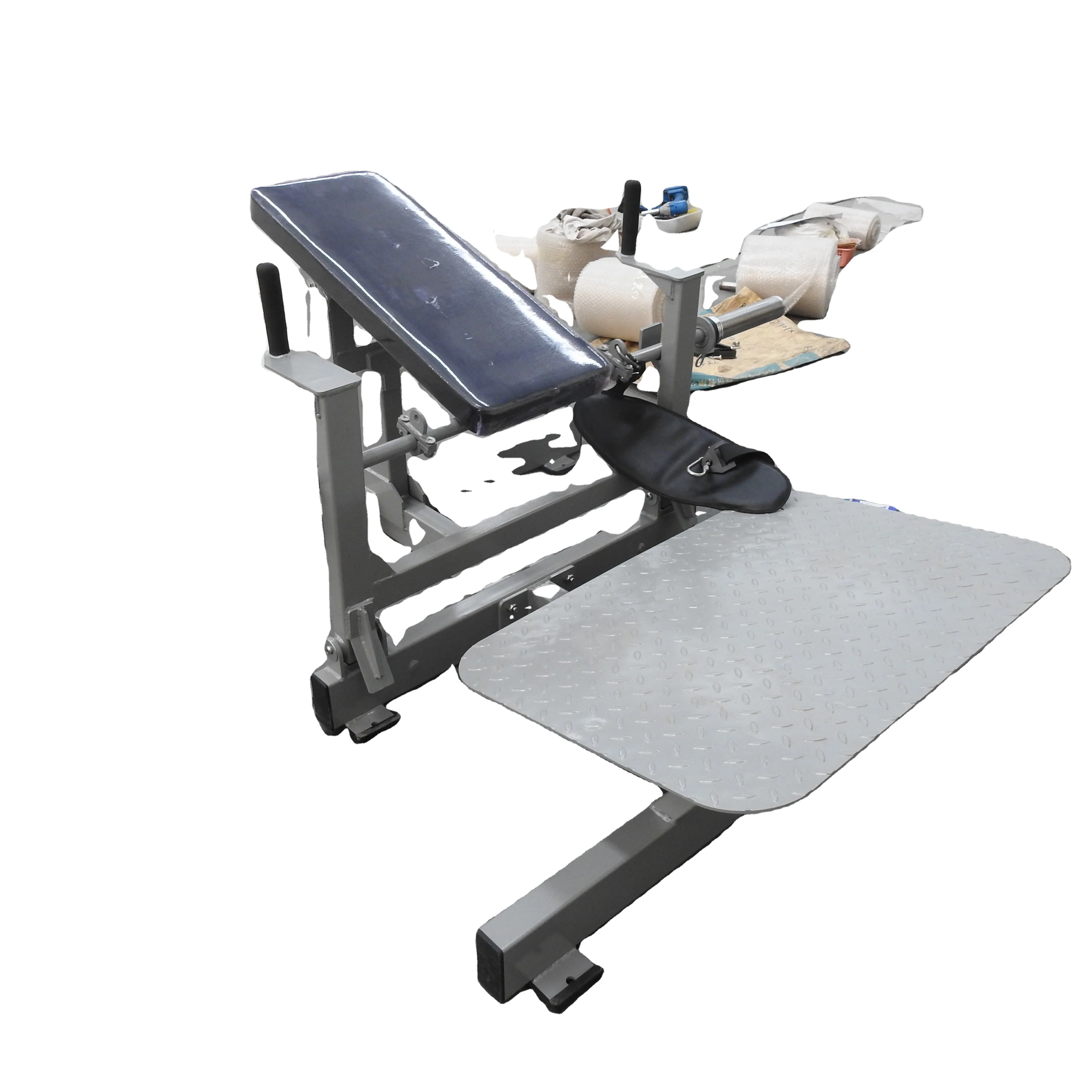 Hip Thrust Exercise Machine Online Selling Carton Box Body Fitness Powder Coating Cable Crossover, Silver /balck/ brown
Hip Thrust Exercise Machine Online Selling Carton Box Body Fitness Powder Coating Cable Crossover, Silver /balck/ brown