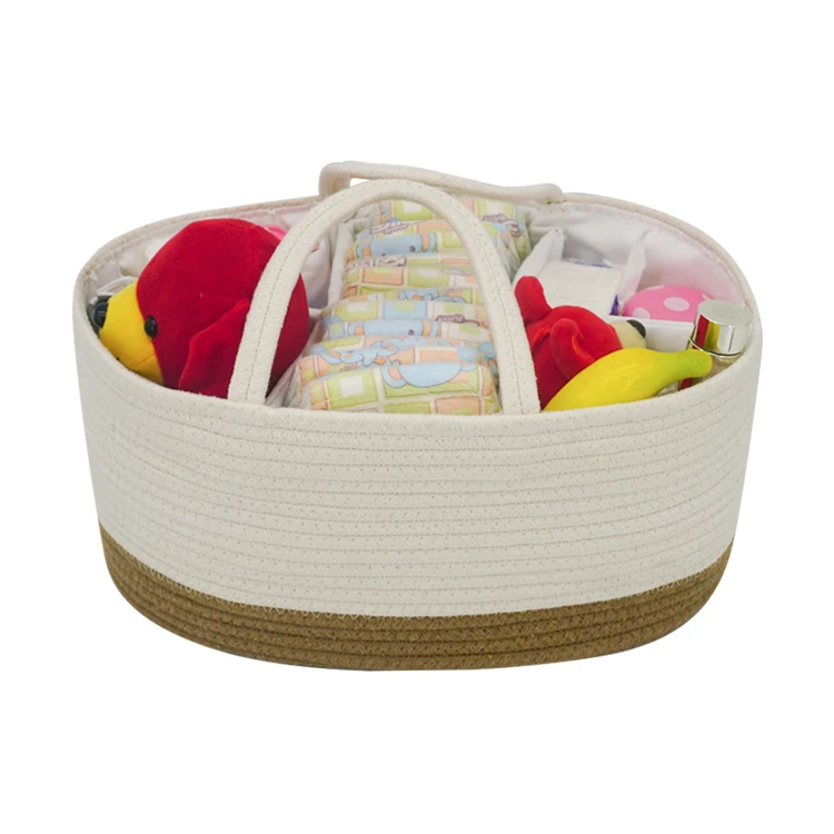 New born gift baby essentials cotton rope diaper bag with multi-pockets, Double color or custom
New born gift baby essentials cotton rope diaper bag with multi-pockets, Double color or custom