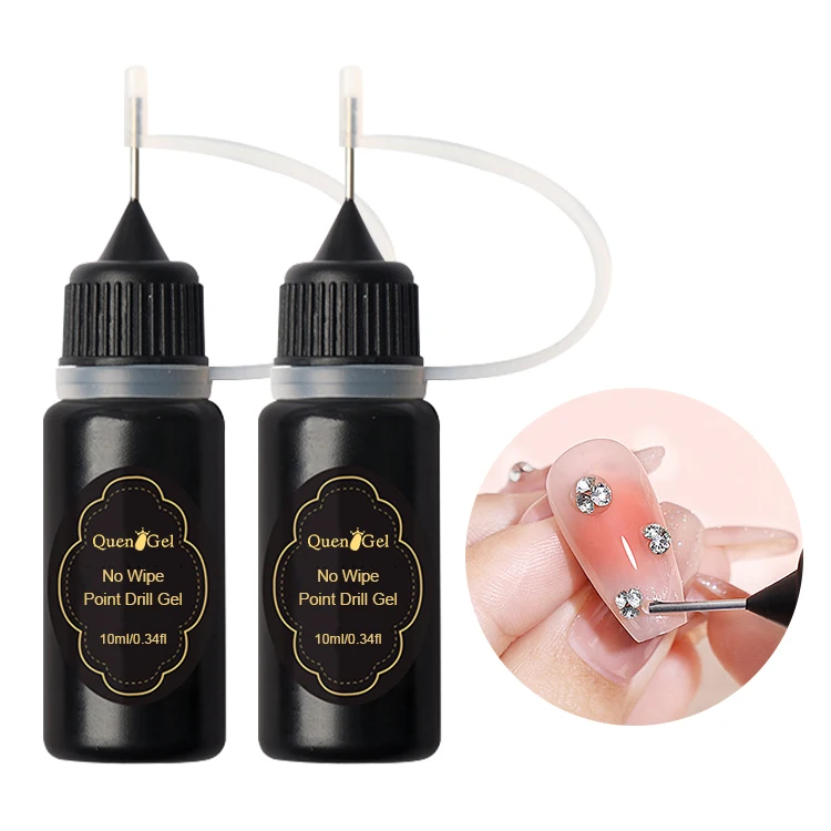 OEM Custom 10ml Rhinestone Glue Nail Tips Super Sticky No Wipe Caulking Point Drill Gel With Needle
OEM Custom 10ml Rhinestone Glue Nail Tips Super Sticky No Wipe Caulking Point Drill Gel With Needle