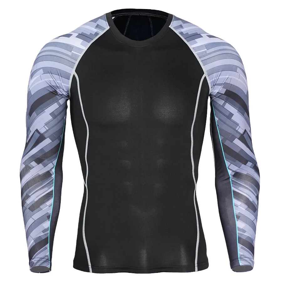 Men's Grey Sleeve Fitness Training Suit Long Sleeve Quick Dry Elastic Tights Outdoor Temperament Tracksuit
Men's Grey Sleeve Fitness Training Suit Long Sleeve Quick Dry Elastic Tights Outdoor Temperament Tracksuit