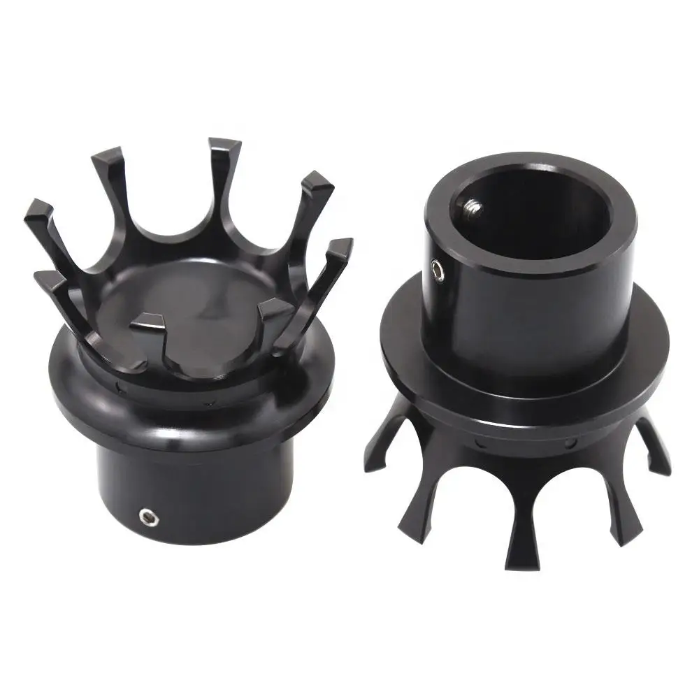 Motorcycle Front Axle Nut Covers Bolt Cap Chrome Black Crown Aluminum For Harley Sportster XL883 XL1200 Dyna Touring V-Rod CVO