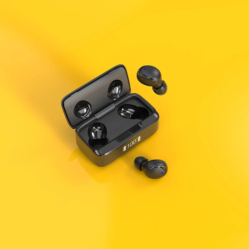 XY-10 XY10 LED digital power display earphone bluetooth BT5.0 wireless headphone type C fast charge Universal headset, Black white
XY-10 XY10 LED digital power display earphone bluetooth BT5.0 wireless headphone type C fast charge Universal headset, Black white