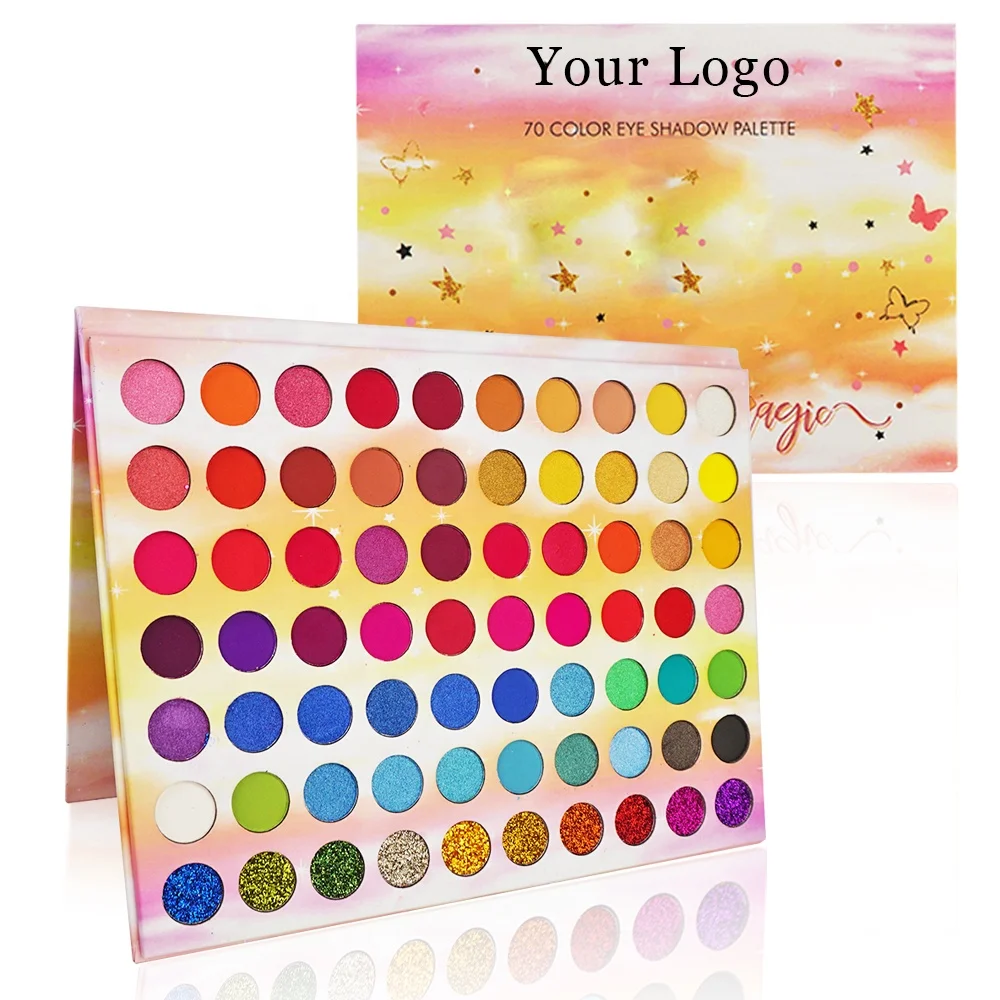 70 Colors Long Lasting Glitter Shimmer Metallic Matte Nude Eyeshadow Palette for Women
70 Colors Long Lasting Glitter Shimmer Metallic Matte Nude Eyeshadow Palette for Women