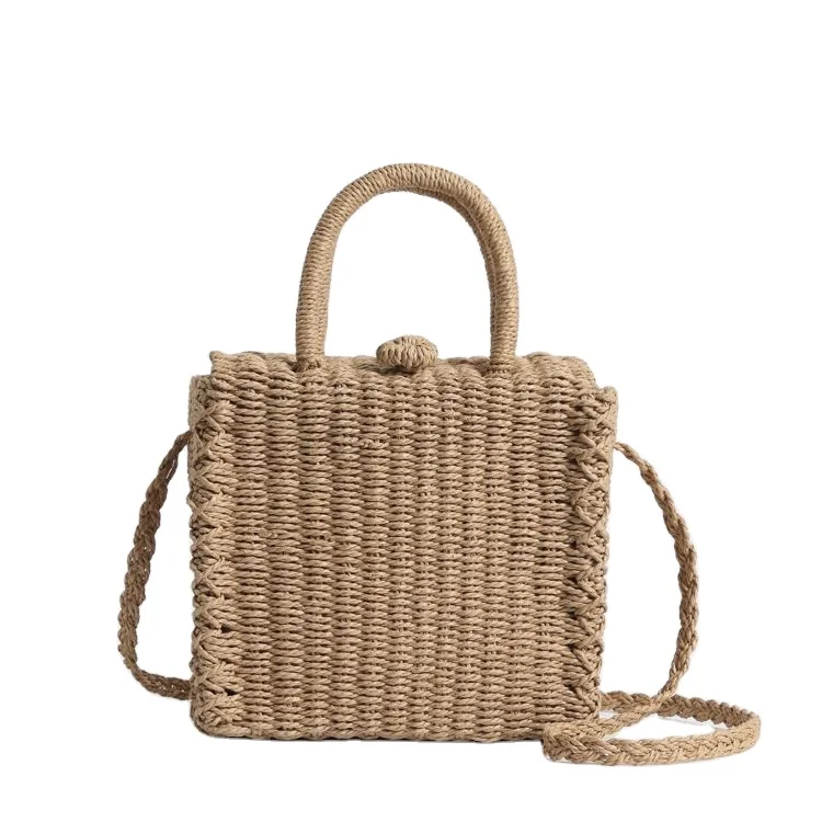 New Style Straw Shoulder Bag Tote Handbag Fashion Wooden Handle Handmade Women Bags, Black.brown.beige
New Style Straw Shoulder Bag Tote Handbag Fashion Wooden Handle Handmade Women Bags, Black.brown.beige
