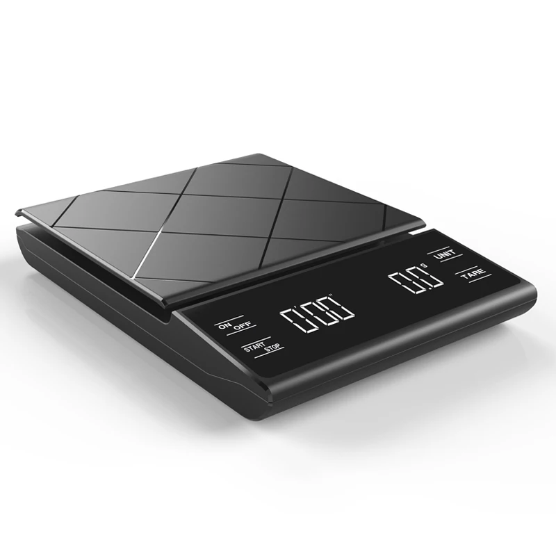 2020 New Digital Custom Coffee Scale Timer Coffee Tools LED Coffee Scale With A Timer 1g, Black
2020 New Digital Custom Coffee Scale Timer Coffee Tools LED Coffee Scale With A Timer 1g, Black