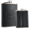 Top Sellers 2018 For Amazon Liquor And Spirits Customized Logo Flask Stainless Steel Black Hip Flask
