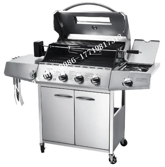 restaurant Outdoor smokeless commercial automatic rotating charcoal bbq grill with gas for sale, Sliver
restaurant Outdoor smokeless commercial automatic rotating charcoal bbq grill with gas for sale, Sliver