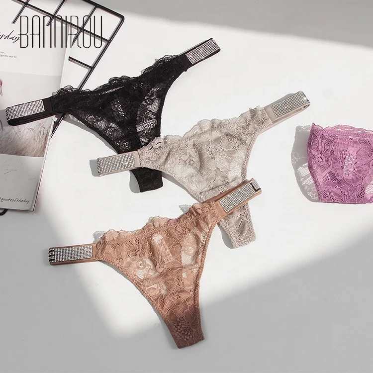 Wholesale Thongs For Women Sexy Rhinestone Panties Transparent Bikini T pants Lace Thong Ladies, Black,pink,gray,khaki
Wholesale Thongs For Women Sexy Rhinestone Panties Transparent Bikini T pants Lace Thong Ladies, Black,pink,gray,khaki